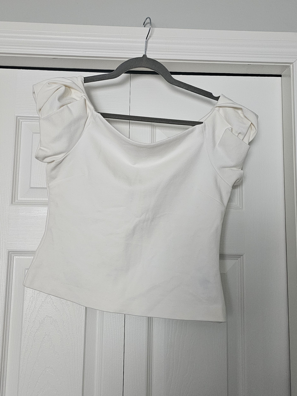 Ted Baker Cream Viscose Blend Garment with Care Label